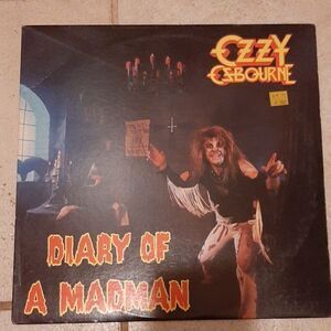 1981 Ozzy Osbourne Diary of Madman LP Vinyl Record Album